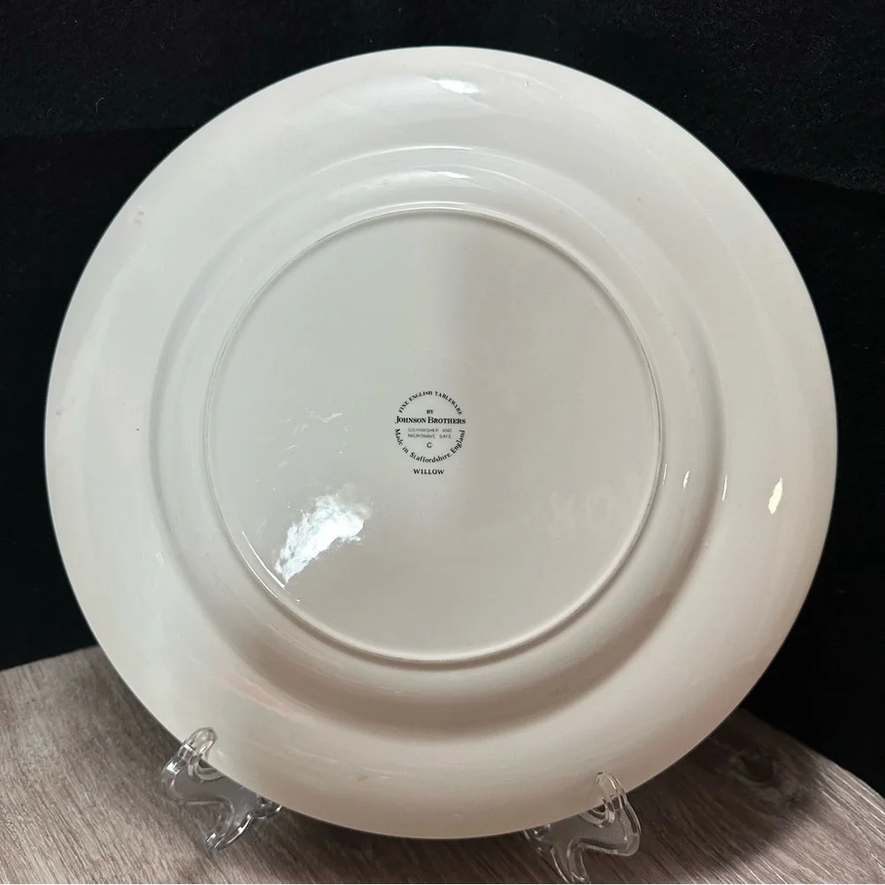 Johnson Brothers Willow Blue - Blue Willow Dinner Plate 10 1/4”